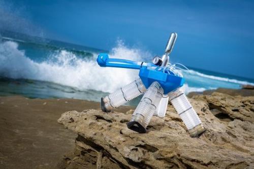 ربات لاك پشتی از باد انرژی حركتی می گیرد